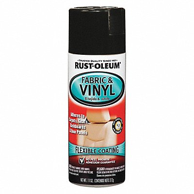 Fabric  Vinyl Paint GlossBlack 11 oz