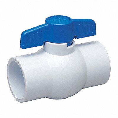 PVC Ball Valve Inline Socket 1-1/2 in