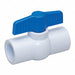 PVC Ball Valve Inline FNPT 1/2 