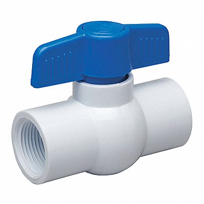 PVC Ball Valve Inline FNPT 1-1/4 