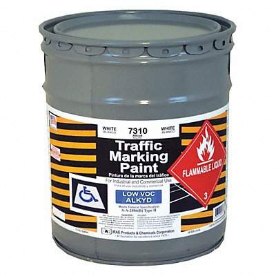 Traffic Zone Marking Paint 5 gal White