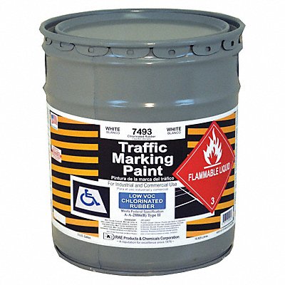 Traffic Zone Marking Paint 5 gal White