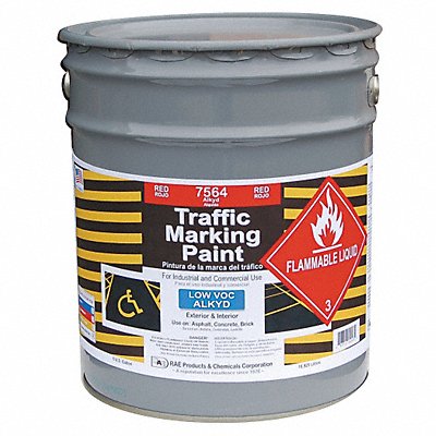 Traffic Zone Marking Paint 5 gal Red