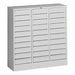 Horz Lit Organizer Ltr 30 Drawer Lt Gray