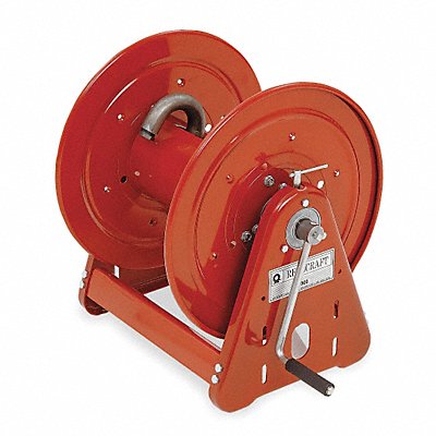 Hand Crank Hose Reel 200 ft 1/2 ID Red