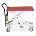 Scissor Lift Cart 330 lb Steel Fixed