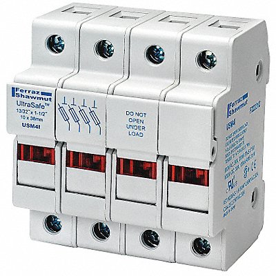 Fuse Block 0 to 30A Midget 4 Pole