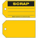 Scrap Tag 3 x 5-3/4 In Bk/Yel Met PK100