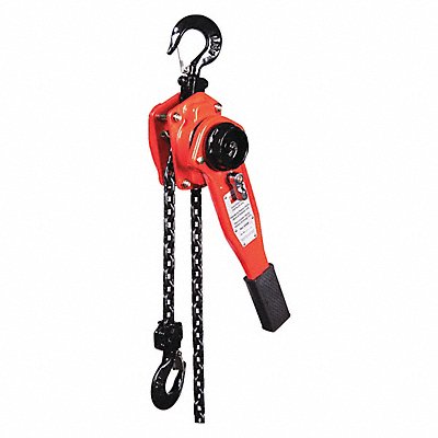 Lever Chain Hoist 1500 lb Lift 10 ft.