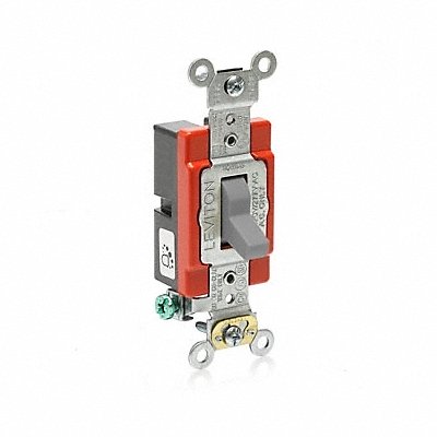 Wall Switch Gray Single Pole 2 hp