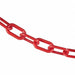 Plastic Chain 2 In x 50 ft Red