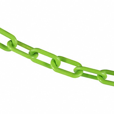 Plastic Chain 2 Size 25 ft L Green