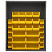 Bin Cabinet Louvered 60 H 48 W 18 D