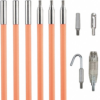 Wire and Cable Fishing Push-Pull Rods