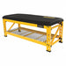Garage Bench with Wire Storage Shelf