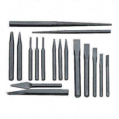 Punch and Chisel Set 17 Pieces