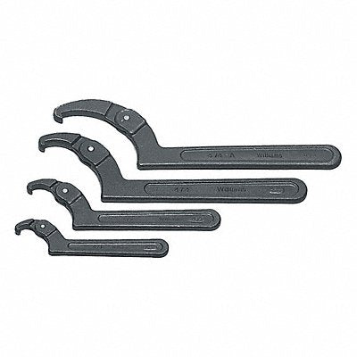 Spanner Wrench Set Adj. Hook 4 Pieces