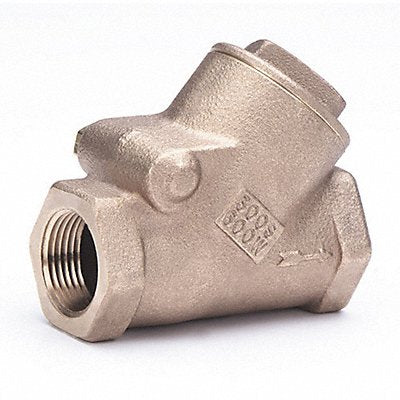 Y Swing Check Valve Bronze 1/2 FNPT