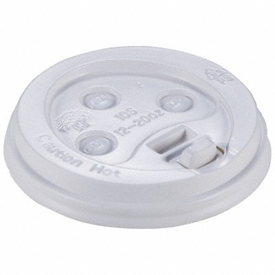 Disp Hot Cup Lid 10 oz-20oz White PK1000