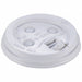 Disp Hot Cup Lid 10 oz-20oz White PK1000