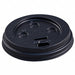 Disp Hot Cup Lid 10 oz-20 oz BLK PK1000