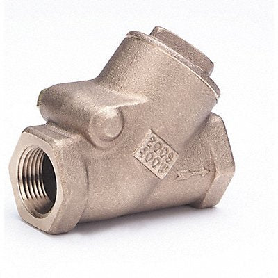 Y Swing Check Valve Bronze 2-1/2 FNPT