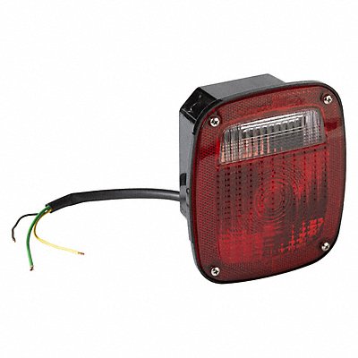 Stop/Turn/Tail Light Square Red 5-3/4 L