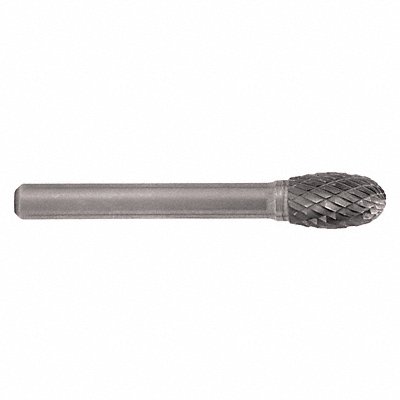 Oval Bur SE Radius End 1/2 Carbide