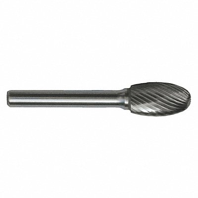 Oval Bur SE Radius End 3.00mm Carbide