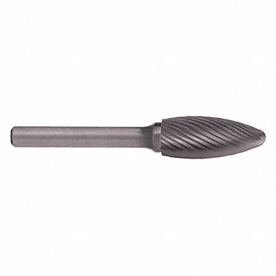 Flame Bur 1/2 Carbide Single Cut