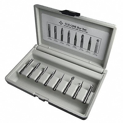 Carbide Bur 8pc Set 1/4 x 1/4 