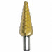 Step Drill TiN 3/16-7/8 x 1/16