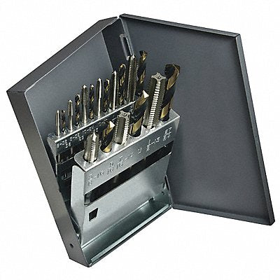 Jobber Drill Bright Hand Tap Set 18Pc