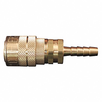 M Style Coupler 1/4 Hose Barb PK10