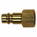 V Style High Flow Plug 1/4 FNPT PK10