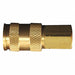 V Style High Flow Coupler 1/4 FNPT PK10