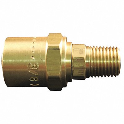 Reusable Hose End 1/4 MNPT 11/16 OD PK10