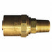 Reusable Hose End 1/4 MNPT 3/4 OD PK10