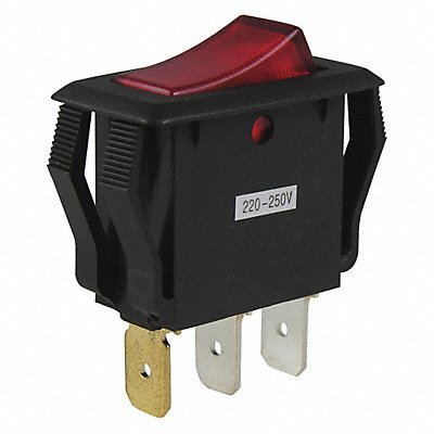 Lighted Appliance Rocker Switch SPST