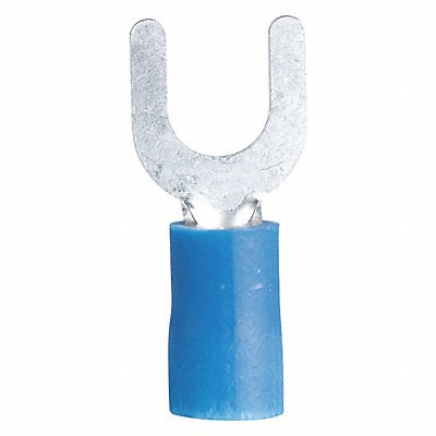 Spade Terminal 8 to 10 Stud Blue PK100