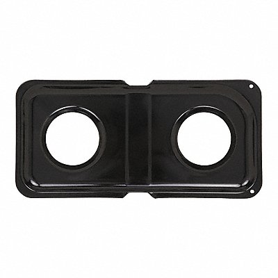 Gas Range Double Porcelain Drip Pan Left