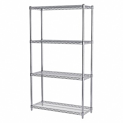 Wire Shelving Unit 14 x36 x63 4-Shelf