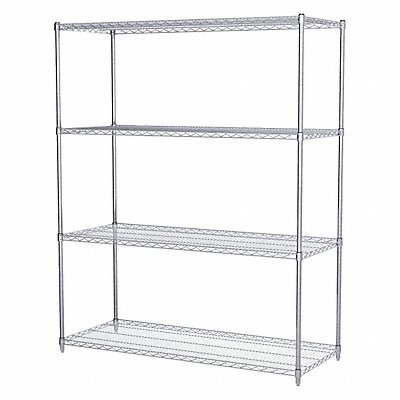 Wire Shelving Unit 24 x60 x74 4-Shelf