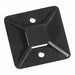 Cable Tie Mounts 1x1 Black PK100