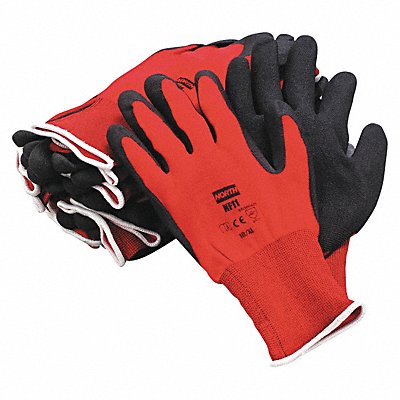 NorthFlex Red Foamd PVC Gloves 10XL PK12