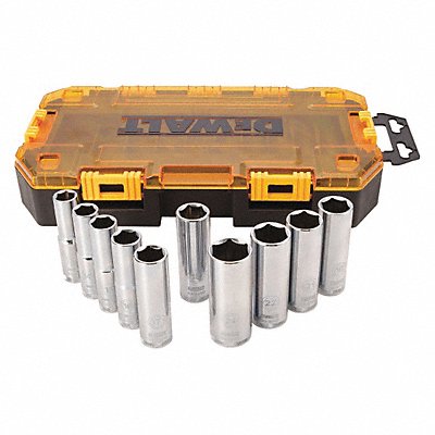 Deep Socket Set Metric 1/2 Drive