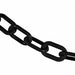 Plastic Chain 2 Size 25 ft L Black