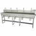Freestanding Wash Stations with Faucets