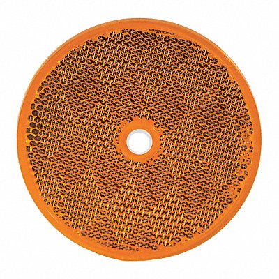 DOT Bolt-On Reflectors Amber Rnd 3-3/16 