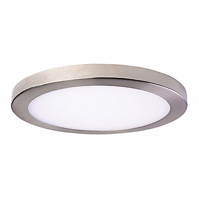 LED Platter Round Light 15 x 1 Nickel